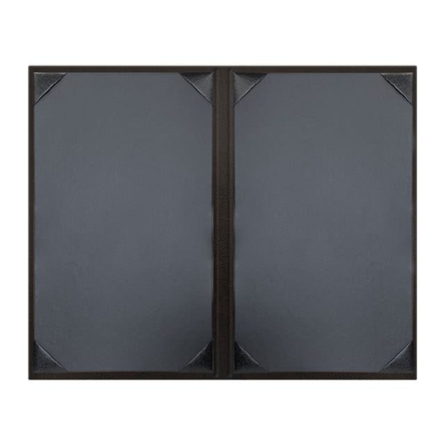 Risch SLIM-2V 8.5X14 Slimline Hardback Light-grain Faux-leather Menu Cover (specify Color)