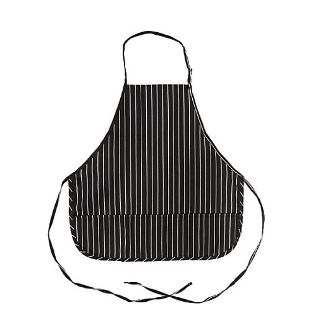 KNG 2119CKS Kng 27 In Bib Apron Rounded Striped 3 Pocket