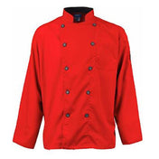 AllPoints 2122RDSL2XL Kng Active Chef Coat 2xl Mens Red/slate Ls