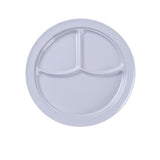 Yanco NS-703W Nessico Compartment Plate 10-1/4" Dia. 3-compartments