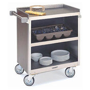 Lakeside 822 Bussing Cart Enclosed Back & Sides (3) Shelf