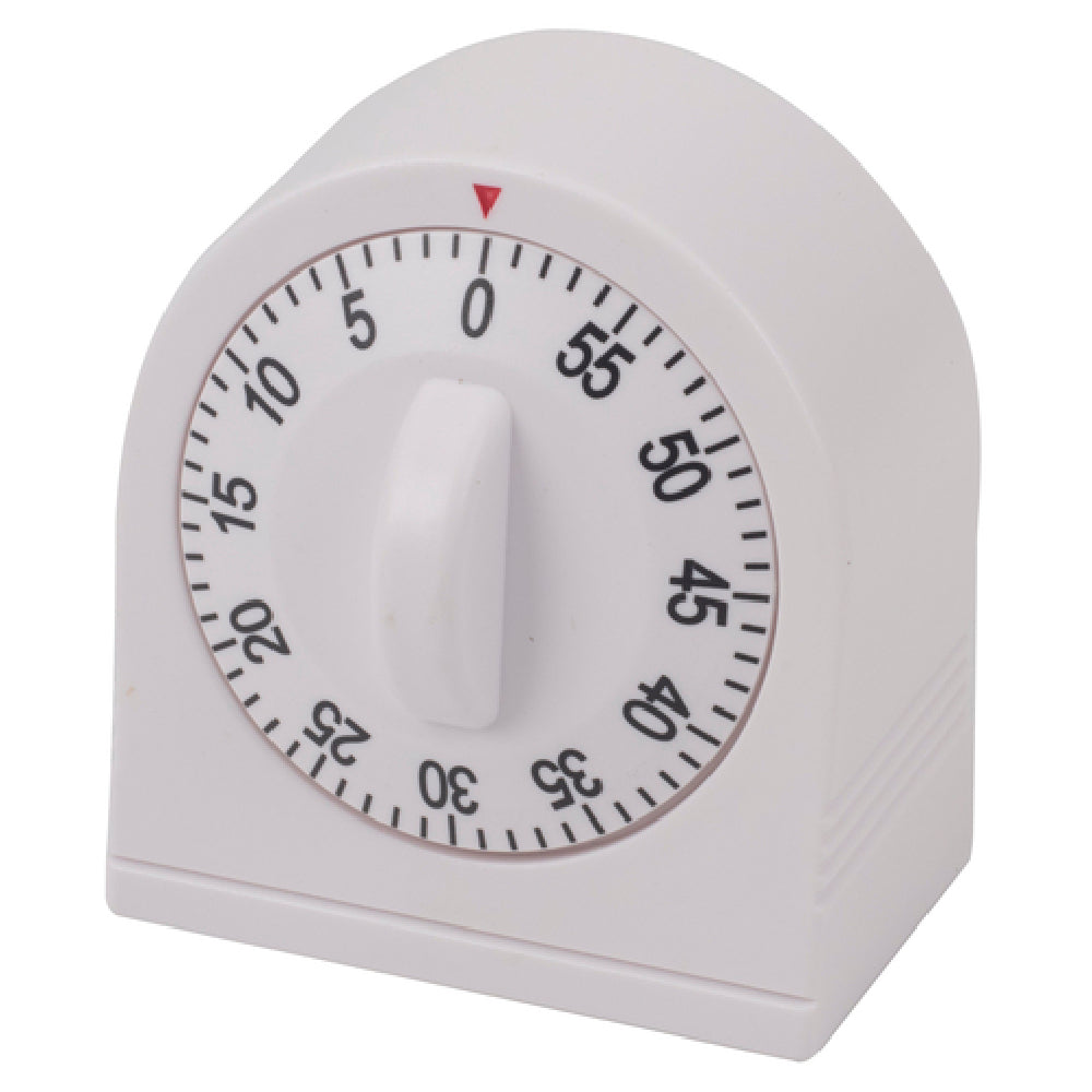 Stanton Trading 2911 Long Ring Timer 60 Minute Dial White Plastic Case
