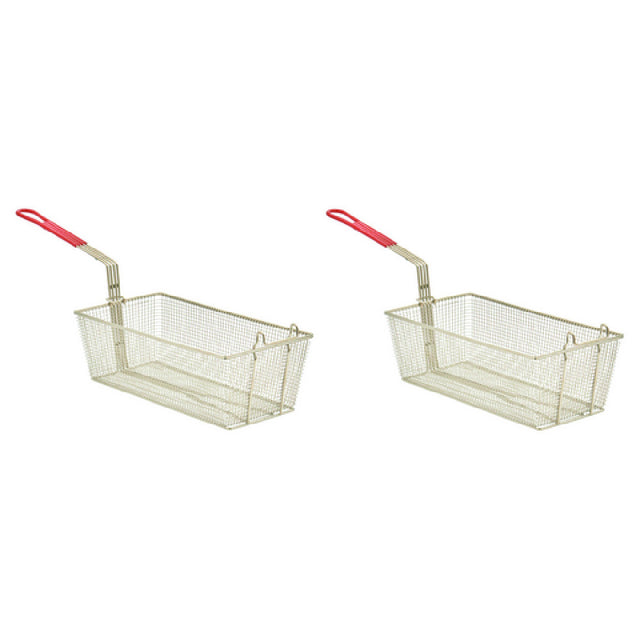 Hubert 219190 - Kratos Fryer Basket, 19-5/8"L X 9-1/4"W X 6"H, Front Hook