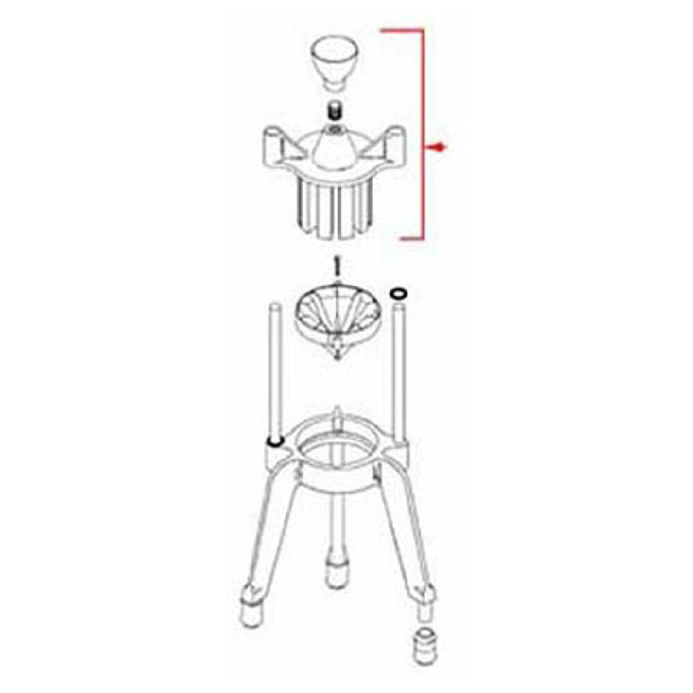 Vollrath/Idea-Medalie VOL316 Head (6 Section W/knob)