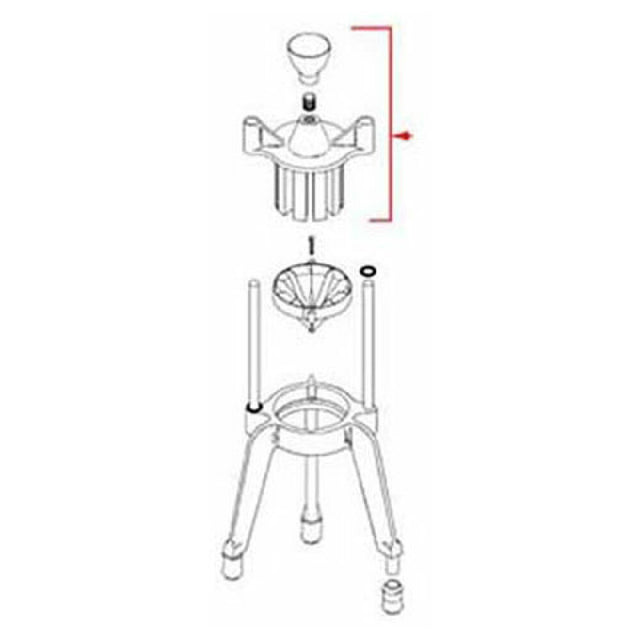 Vollrath/Idea-Medalie VOL316 Head (6 Section W/knob)