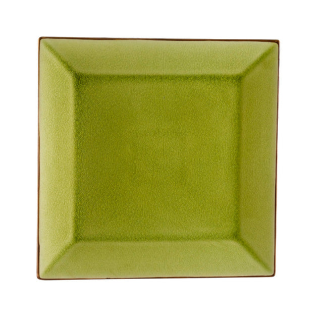 CAC China 6-S16-G Japanese Style Plate 10"L X 10"W X 1-1/2"H Square