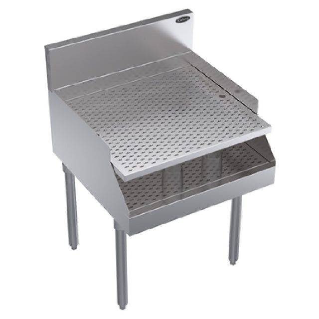 Krowne KR24-RG24 Royal Series Underbar Recesssed Drainboard Free Standing 24"W X 24"D