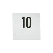 BauscherHepp 12.2076.1000 Table Number 4-1/2"L (115mm) X 4-5/16"W (110mm) 18/10 Stainless Steel