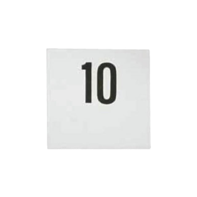 BauscherHepp 12.2076.1000 Table Number 4-1/2"L (115mm) X 4-5/16"W (110mm) 18/10 Stainless Steel