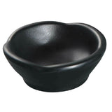Yanco BP-0003 Black Pearl Sauce Dish 2-1/2 Oz. 3-3/4" X 2-1/4"