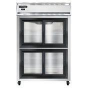 Continental Refrigerator 2RNSASGDHD Refrigerator Reach-in Display Two-section