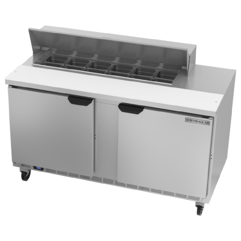 Beverage Air SPE60HC-12 Sandwich Top Refrigerated Counter Two-section 60"W