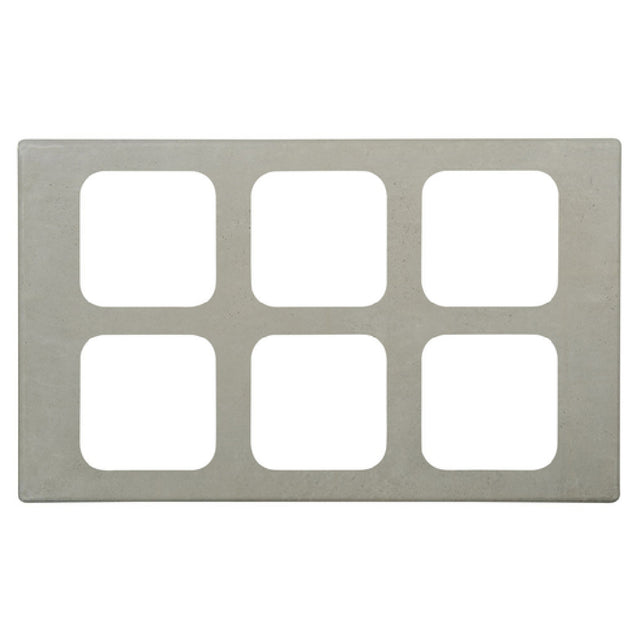 Hubert 96787 - Cold Tile, For 1/6-size Contemporary & Curveware Pans, 6-compartment