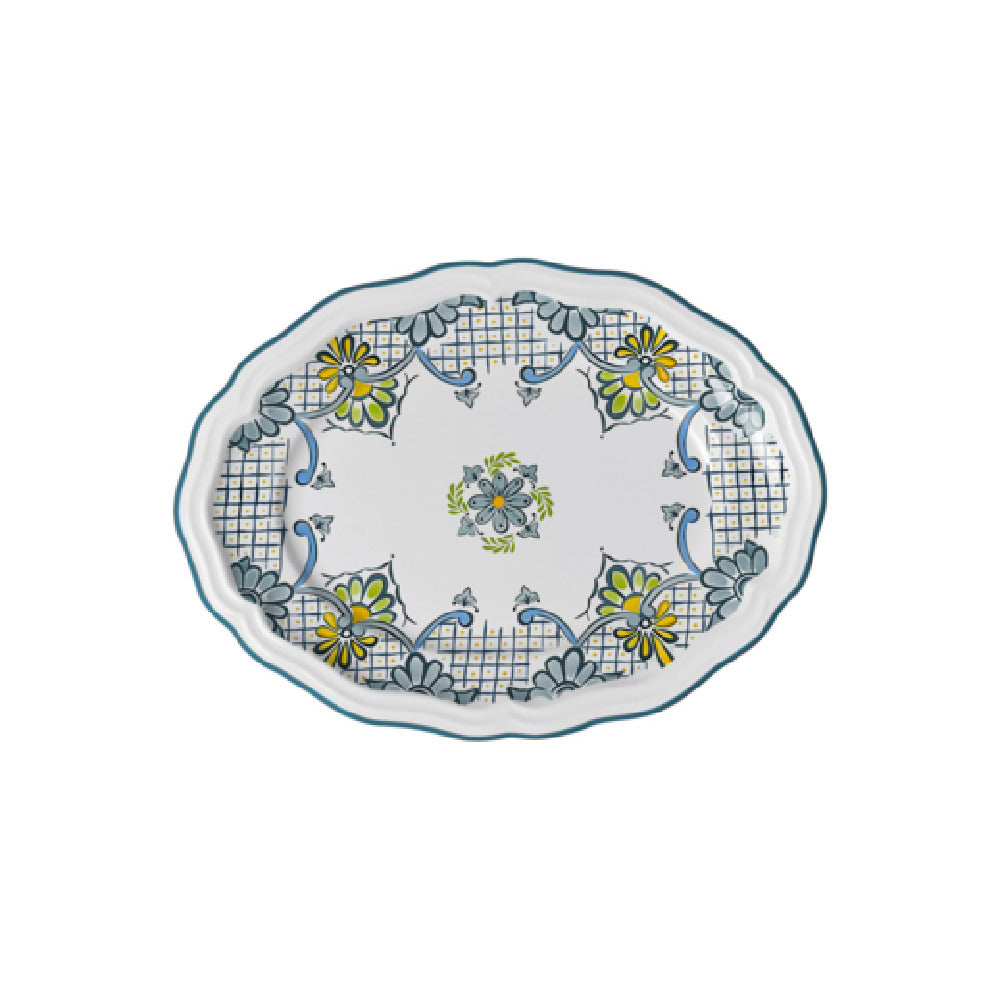 Steelite 62554FP818 Oval Platter 9.0" X 6.75" X 0.875" Adelina