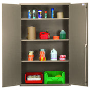 Quantum QSC-BG-3IS Heavy-Duty 48" Cabinet 48"W X 24"D X 78"H 400 Lb. Capacity Per Shelf
