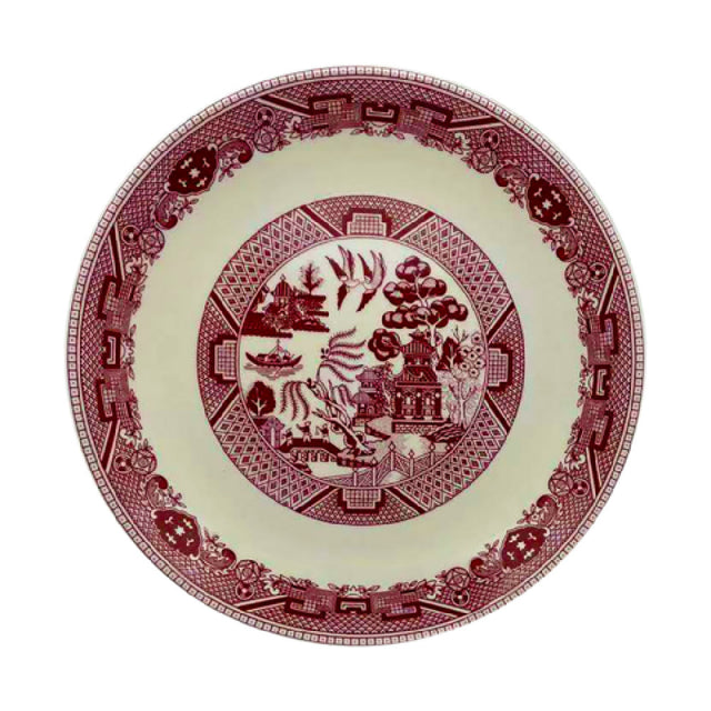 Cameo China 688-101N Pink Willow Plate 10-1/4" Dia. X 1-1/4"H (26 Cm X 3.1 Cm)