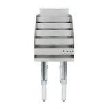Empura ELS1223 - Underbar Liquor Display Stand, 12"W X 23"D X 33"H, 18 Gauge 304 Ss Bottom/back/sides/hat Channel And Steps