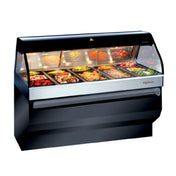 Alto Shaam ED3SYS-72 Heated Display Case 72" With Stationary Base Full-service With 5 Pan Sections