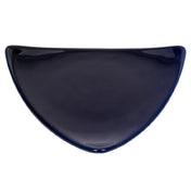 CAC China TRG-16-BLU Festiware Plate 10-1/2"L X 10-1/2"W X 1-1/8"H Triangular