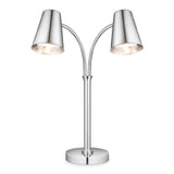 Bon Chef 9670 Double Heat Lamp 9" L X 9" W X 27" H Round