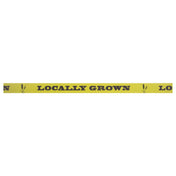 Hubert 57915 - Expressly HUBERT® Green Vinyl Shelf Molding Strip "Locally Grown" Imprint - 48"L X 1 1/4"H