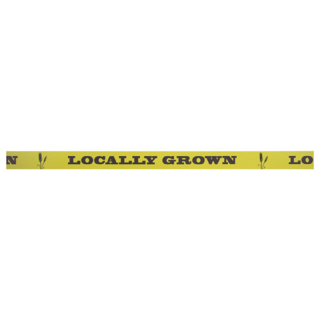 Hubert 57915 - Expressly HUBERT® Green Vinyl Shelf Molding Strip "Locally Grown" Imprint - 48"L X 1 1/4"H