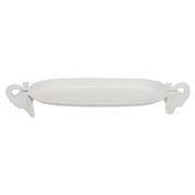 Bon Chef 81008PLATINUMGRA Platter 13-7/16" X 5-5/16" X 2-1/4"H Oval