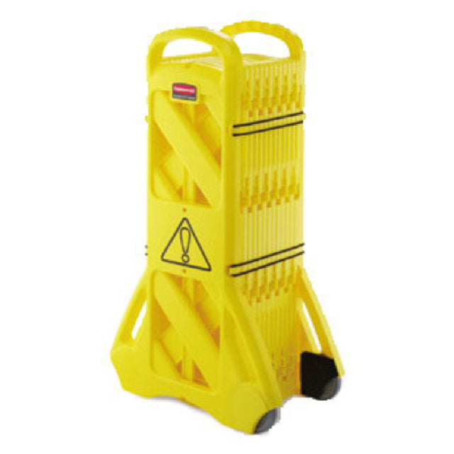Rubbermaid FG9S1100YEL Mobile Barrier Yellow Made In USA