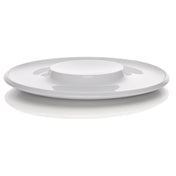 BauscherHepp 52.1090.9131 Vulcano Plate 12.2" Dia. X 1.3"H Round