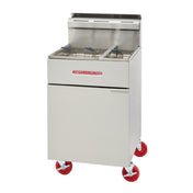 American Range AF-50HE/25_NAT High Efficency Fryer Gas Floor Model Split-pot