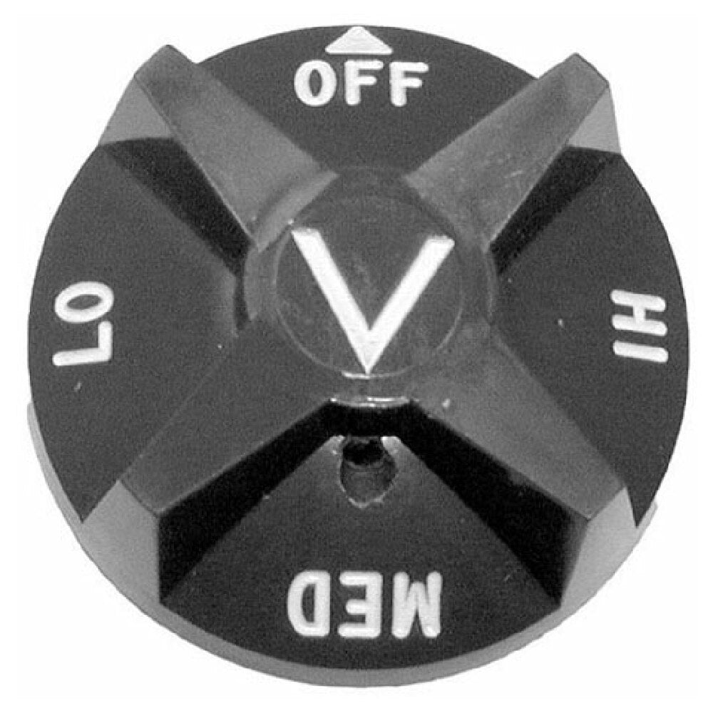 Vulcan Hart 00-407727-00004 Knob 2 7/8 D Off Hi Med Lo