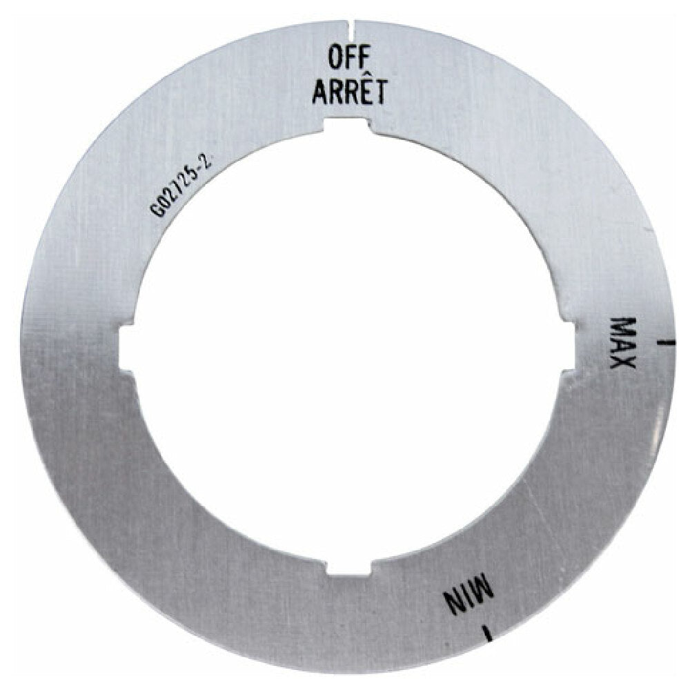 Garland GLG02725-2 Insert Off Max Min