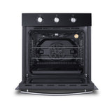 Summit SGW242BKLP LP Gas Built-in Wall Oven 24" Wide 2.3 Cu.ft Capacity