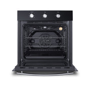 Summit SGW242BKLP LP Gas Built-in Wall Oven 24" Wide 2.3 Cu.ft Capacity