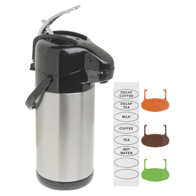 Hubert 86737 - Airpot, 2-1/2 Liter, 5-3/8" Dia. X 14-1/2"H