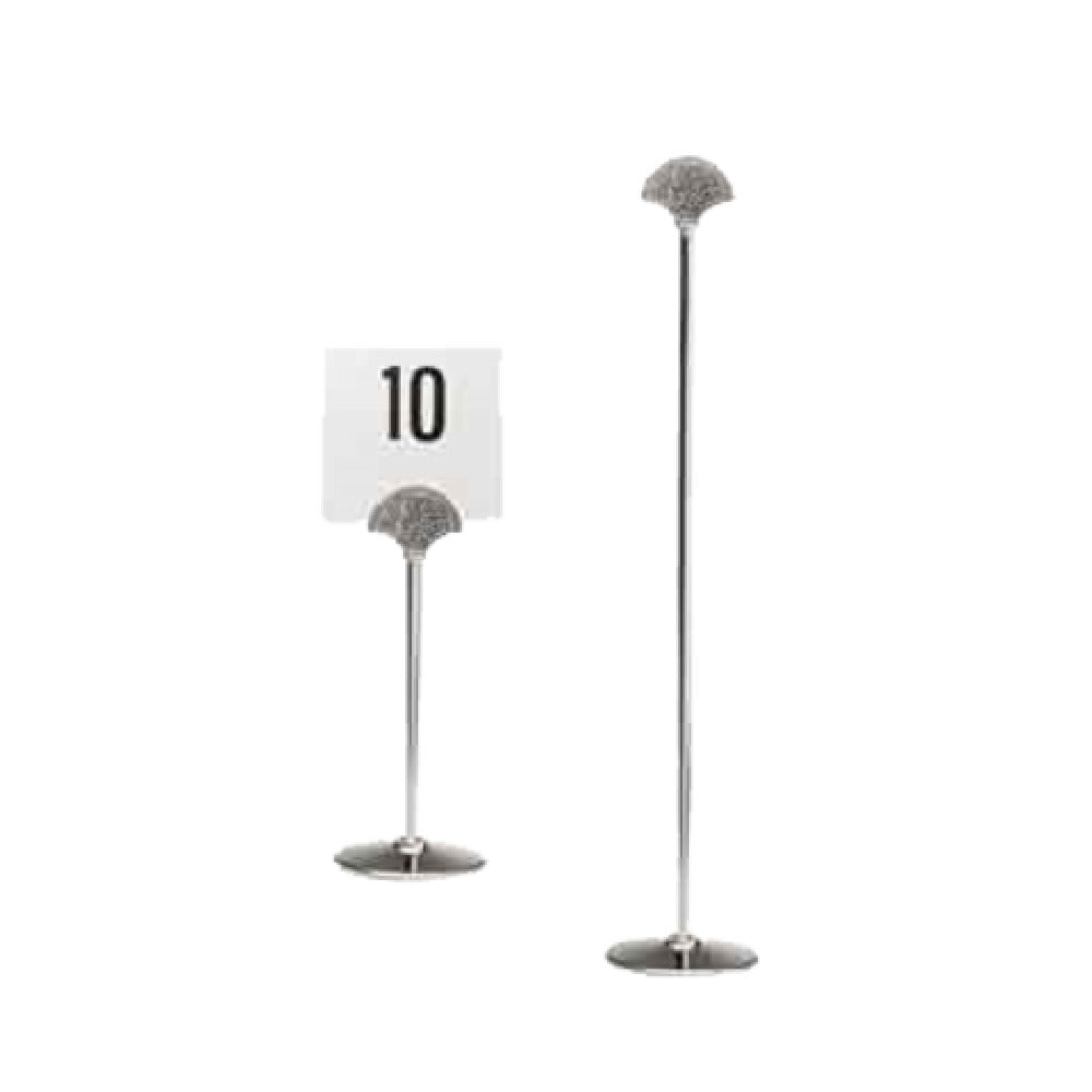 BauscherHepp 15.2263.5000 Table Number Stand 19-11/16"H (500mm) Silver Plate Finish