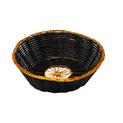 Omcan 47192 Woven Basket 8.25″D X 2.25″W Golden Trim