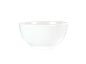 A plain, white 16 oz bowl with smooth, curved sides and a glossy finish is centered on a white background. The bowl is empty and has a simple, minimalist design.