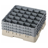 Cambro 25S738184 Camrack® Glass Rack With (3) Soft Gray Extenders Full Size