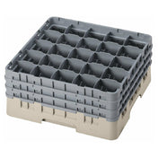 Cambro 25S738184 Camrack® Glass Rack With (3) Soft Gray Extenders Full Size