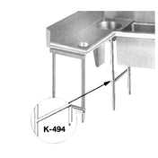 Advance Tabco K-494 Leg Welded Stainless Steel