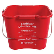 San Jamar KPP196RD Kleen-Pail® Pro™ 6 Qt. Rounded Corners