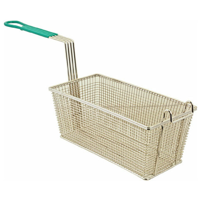 AllPoints 2255006 Basket Fry12 7/8"x 6 1/2 Fh Teal Vinyl Handle