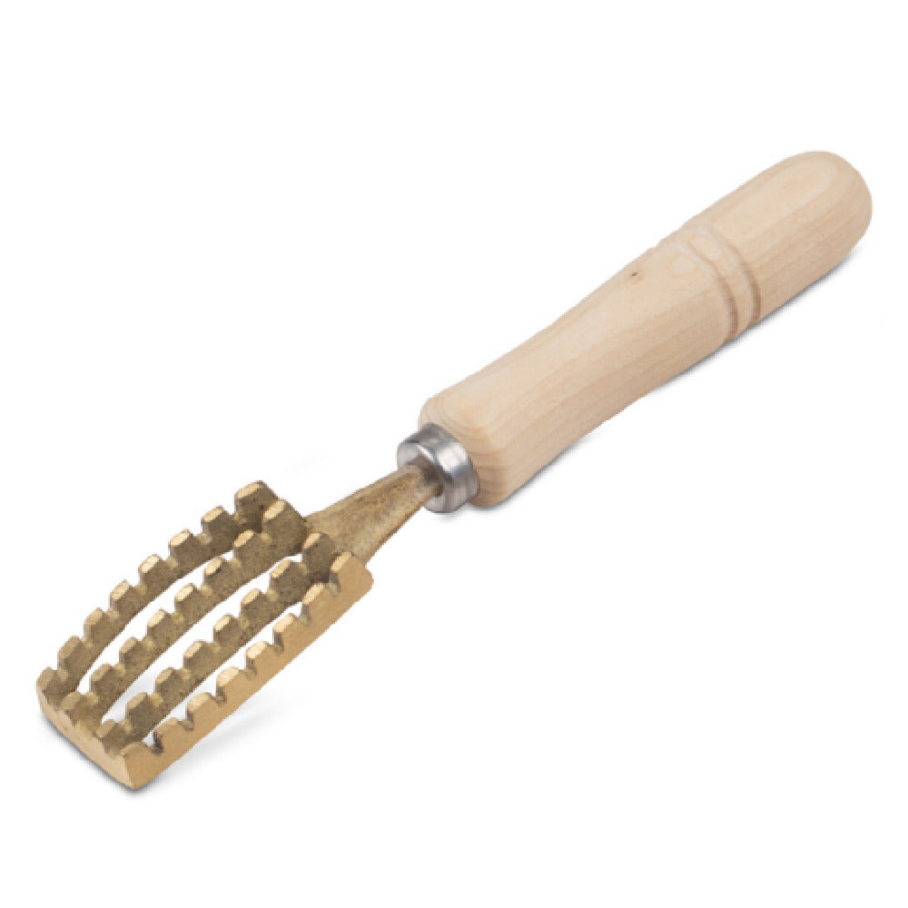 JB Prince UA125 Japanese-Style Fish Scaler (Urokitori) 8.75" Overall Length Steel And Wood