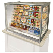 Federal Industries ITRSS4834 Italian Glass Refrigerated Counter Display Case Self-service