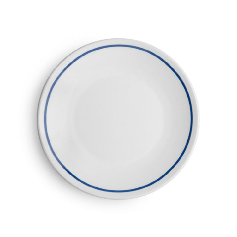 Arc Cardinal FP465 Santa Anita Reflections Blue Band Coupe Plate (D:9.0'') Stoneware