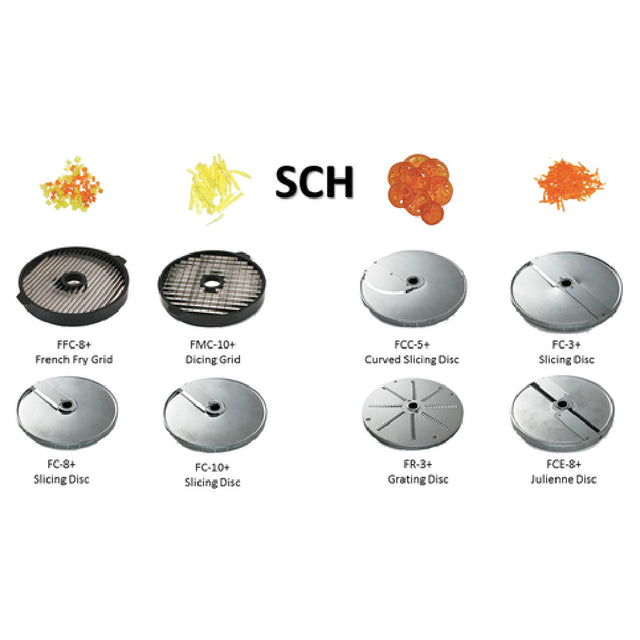 Sammic SCH (9500111) Disc Package For Vegetable Slicer Includes: 3/8" Dicing Grid (FMC-10D)