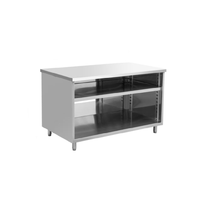 Hubert 32L-050 - Kratos® Enclosed Worktable, 60"W X 30"D X 36"H, 16 Ga