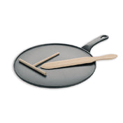Matfer 71122 Le Chasseur Crepe Pan 11-3/4" Dia. With Beech Wood Spatula And Scraper