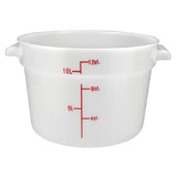 Winco PPRC-12W Storage Container 12 Qt. 12.31" X 14.13" X 8.38"H